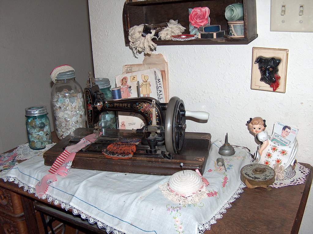 Antique furniture and household items